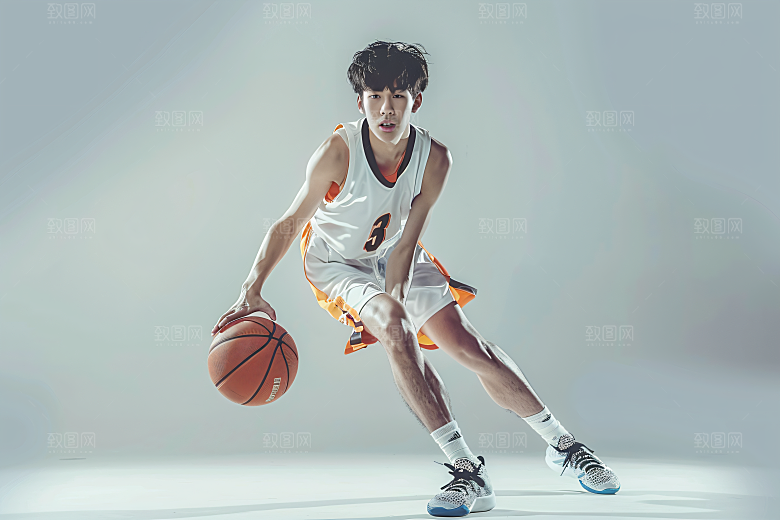 打篮球的人健身高清摄影图