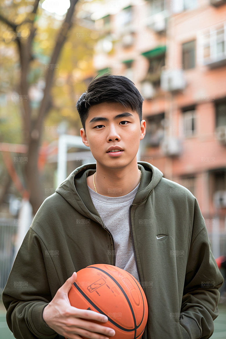 打篮球的人人物运动摄影图