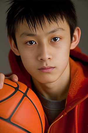 打篮球的人青年动感摄影图