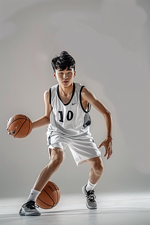 打篮球的人人物健康摄影图