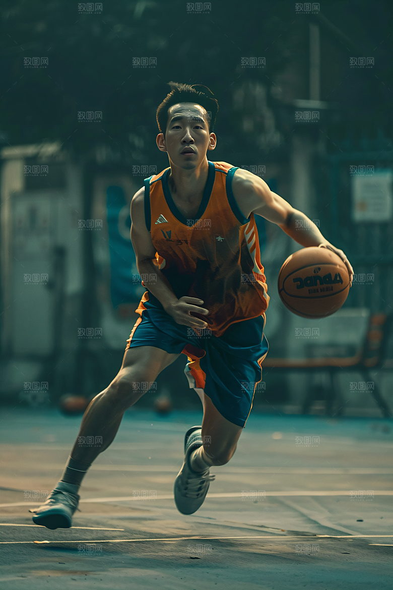 打篮球的人运动高清摄影图
