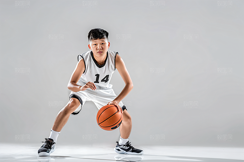 打篮球的人动感健康摄影图