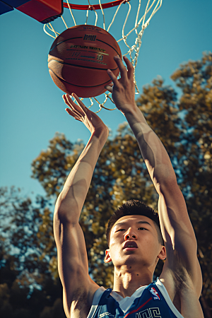 打篮球的人健身体育摄影图