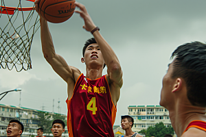 打篮球的人运动高清摄影图