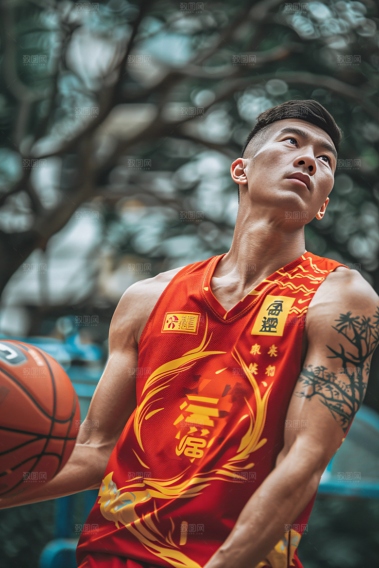 打篮球街头篮球运动摄影图