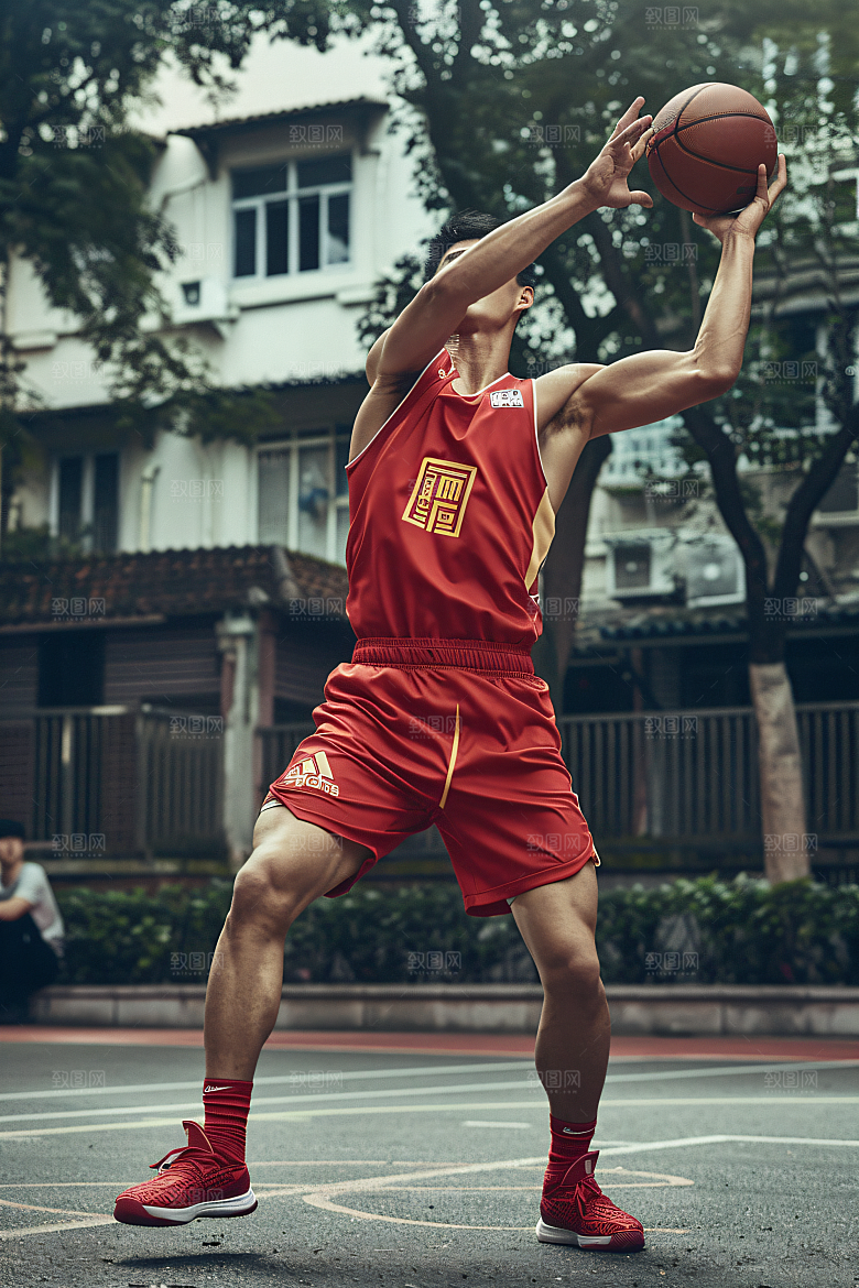 打篮球锻炼竞技摄影图