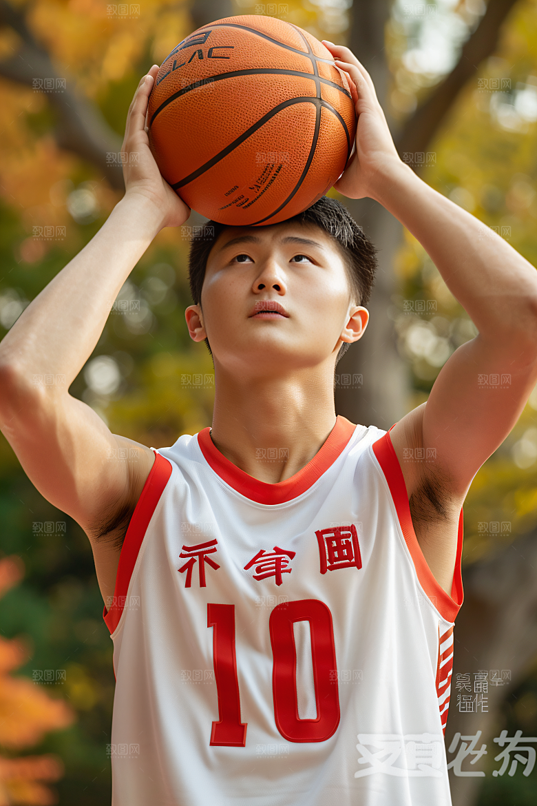 打篮球锻炼街头篮球摄影图