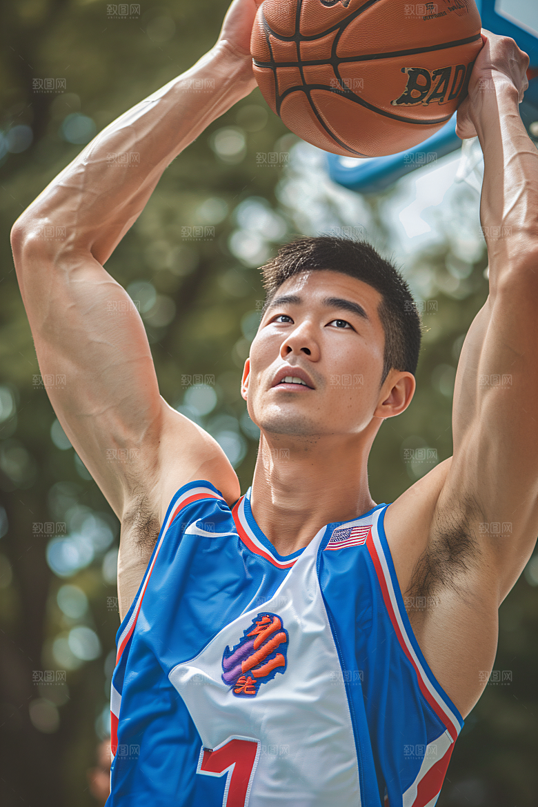 打篮球比赛高清摄影图