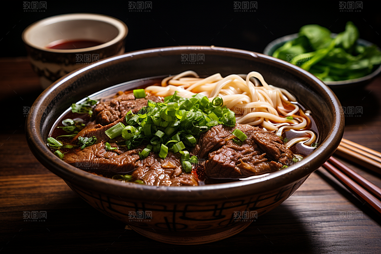 兰州拉面牛肉拉面高清摄影图