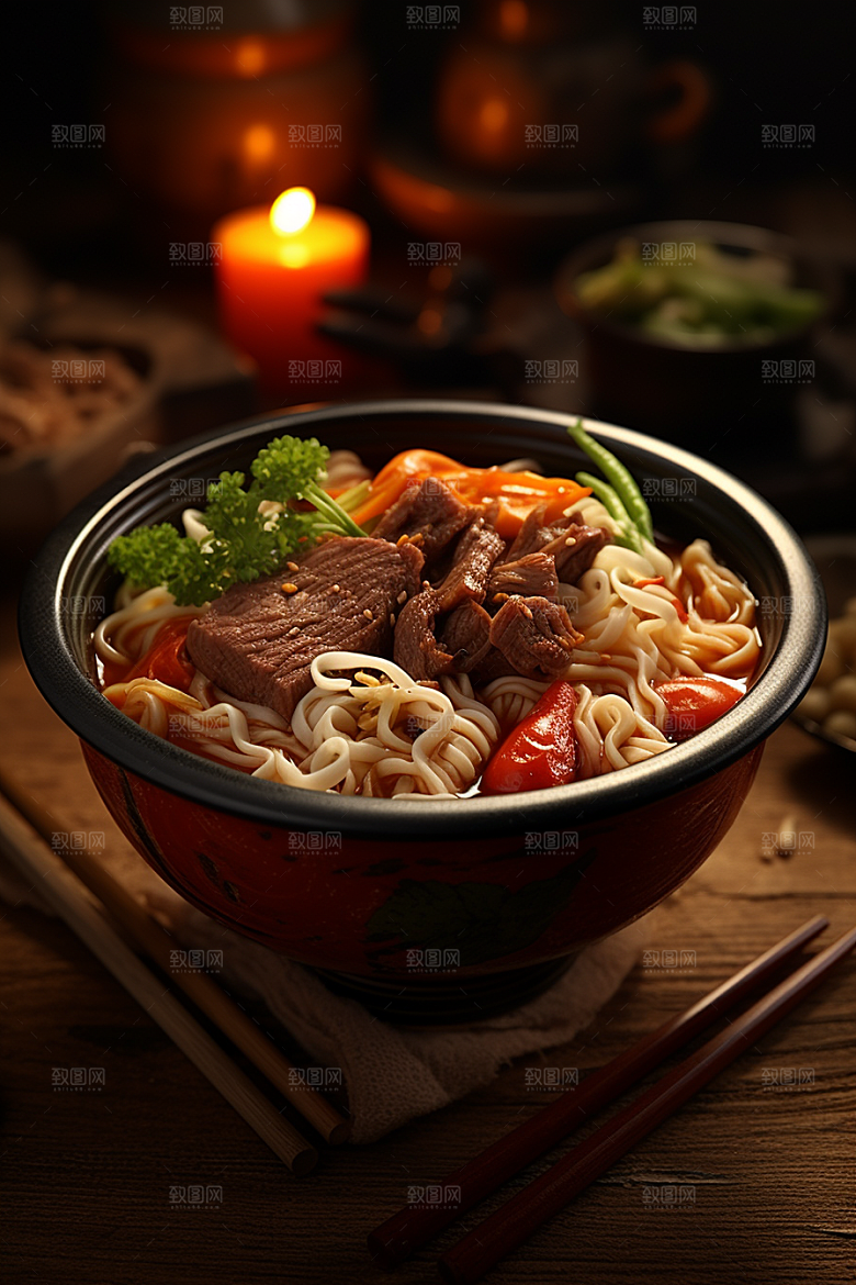 兰州拉面牛肉拉面兰州牛肉面摄影图