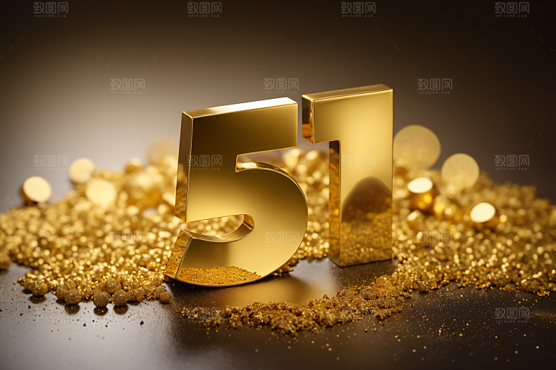 五一劳动节3D高清艺术字