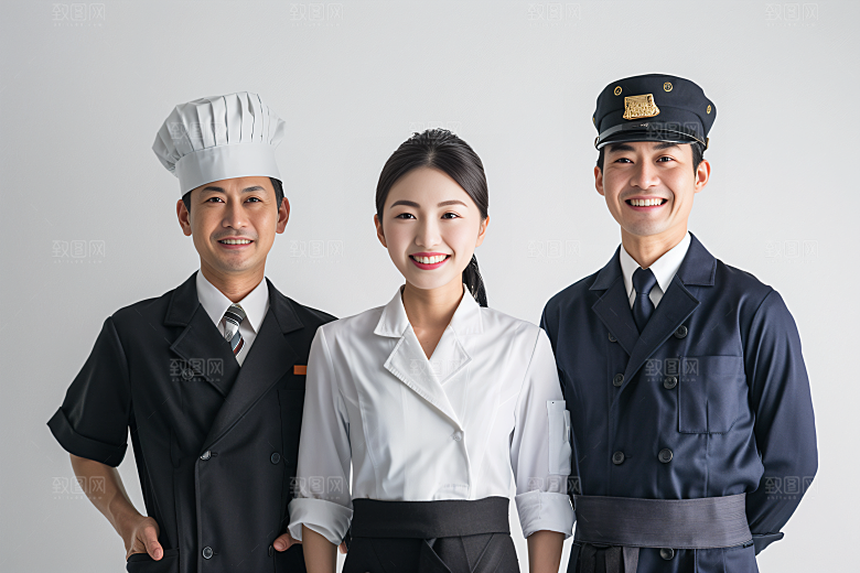 劳动节职业肖像五一劳动节摄影图