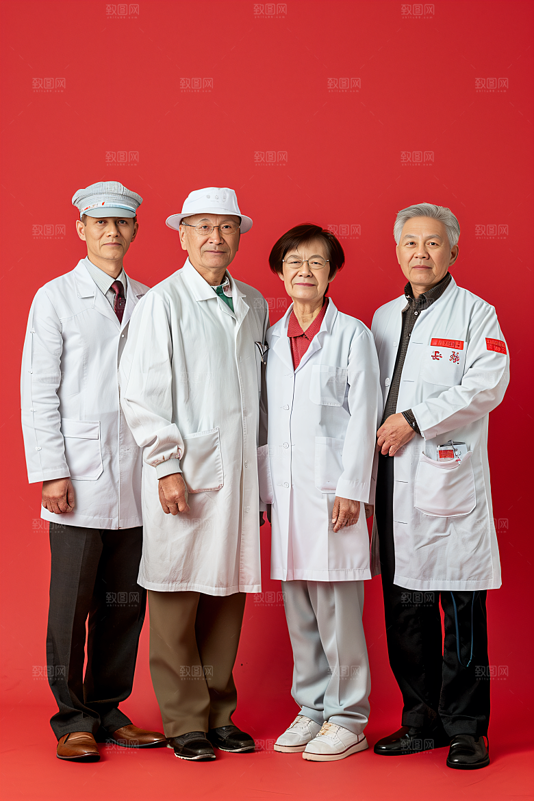劳动节职业肖像制服劳动节摄影图