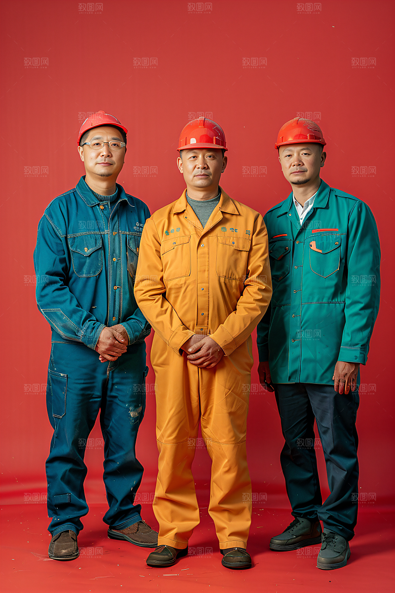 劳动节职业肖像岗位工作摄影图