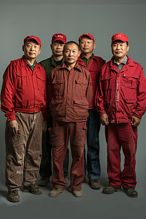 劳动节职业肖像人物节日摄影图