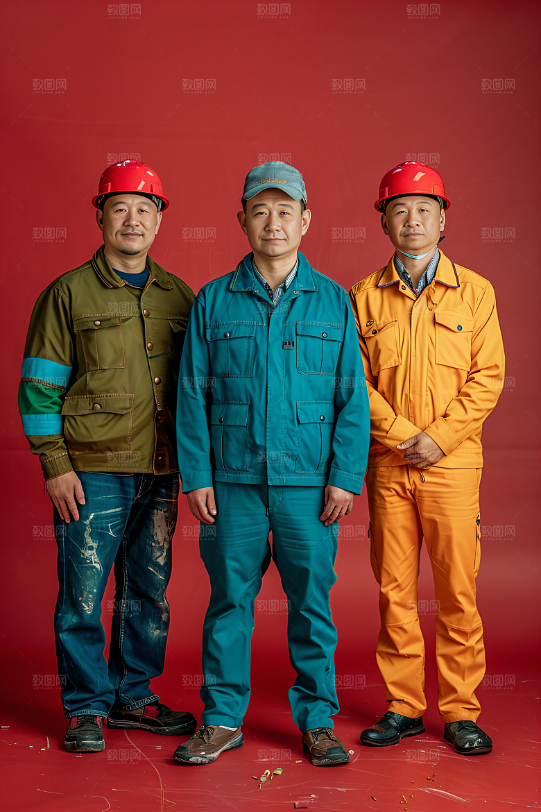 劳动节职业肖像高清五一摄影图