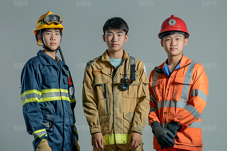 劳动节职业肖像高清制服摄影图