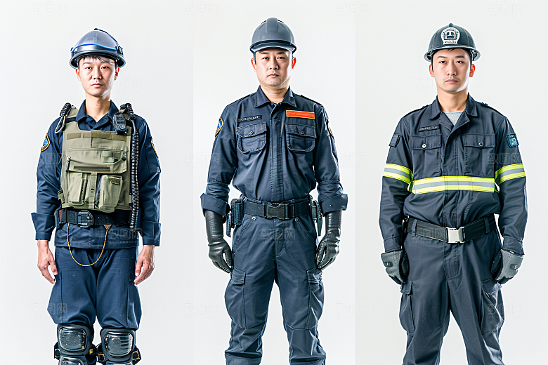 劳动节职业肖像制服工作摄影图