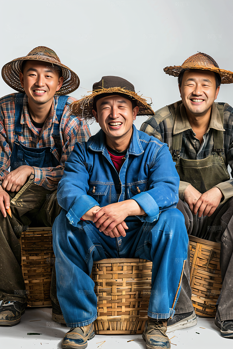 劳动节职业肖像致敬劳动者高清摄影图