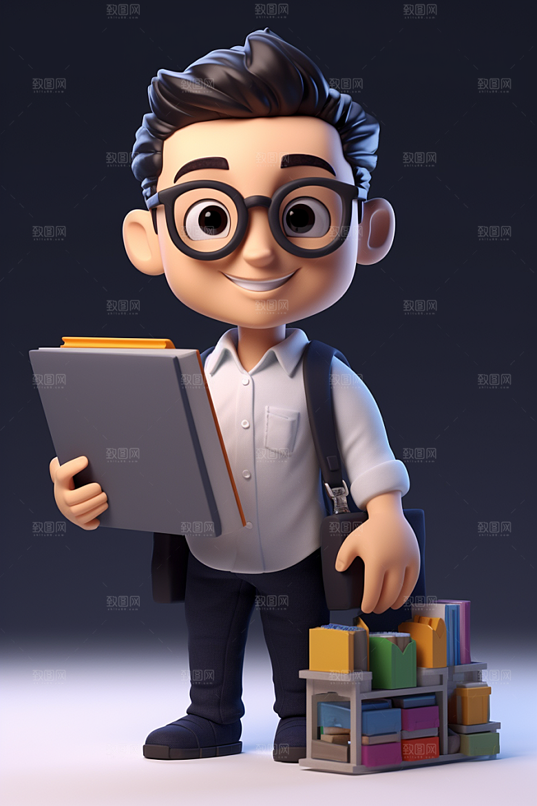 老师IP人物模型