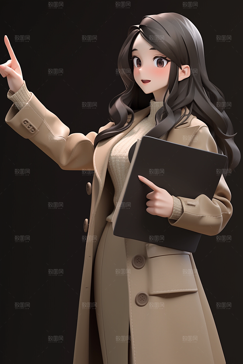 老师3D教师模型