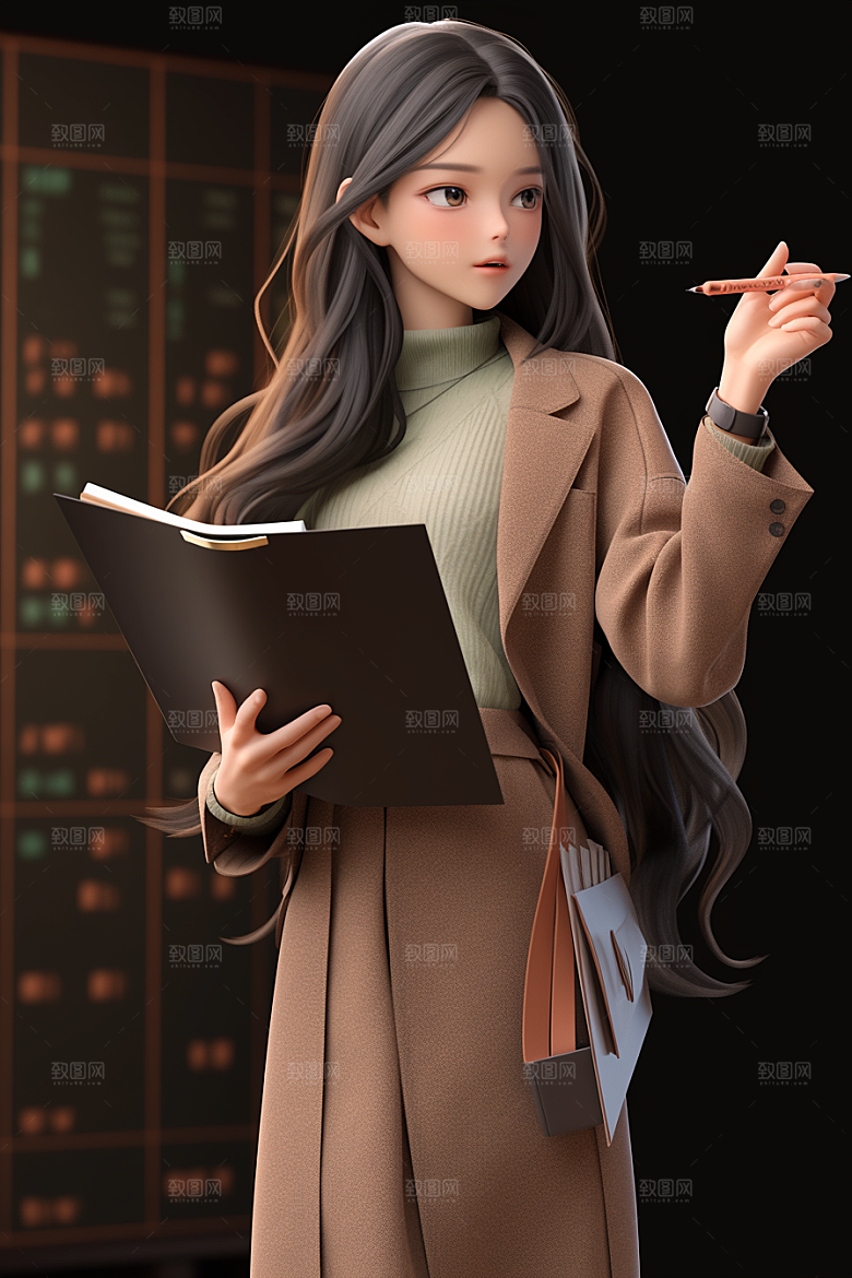 老师教学3D模型