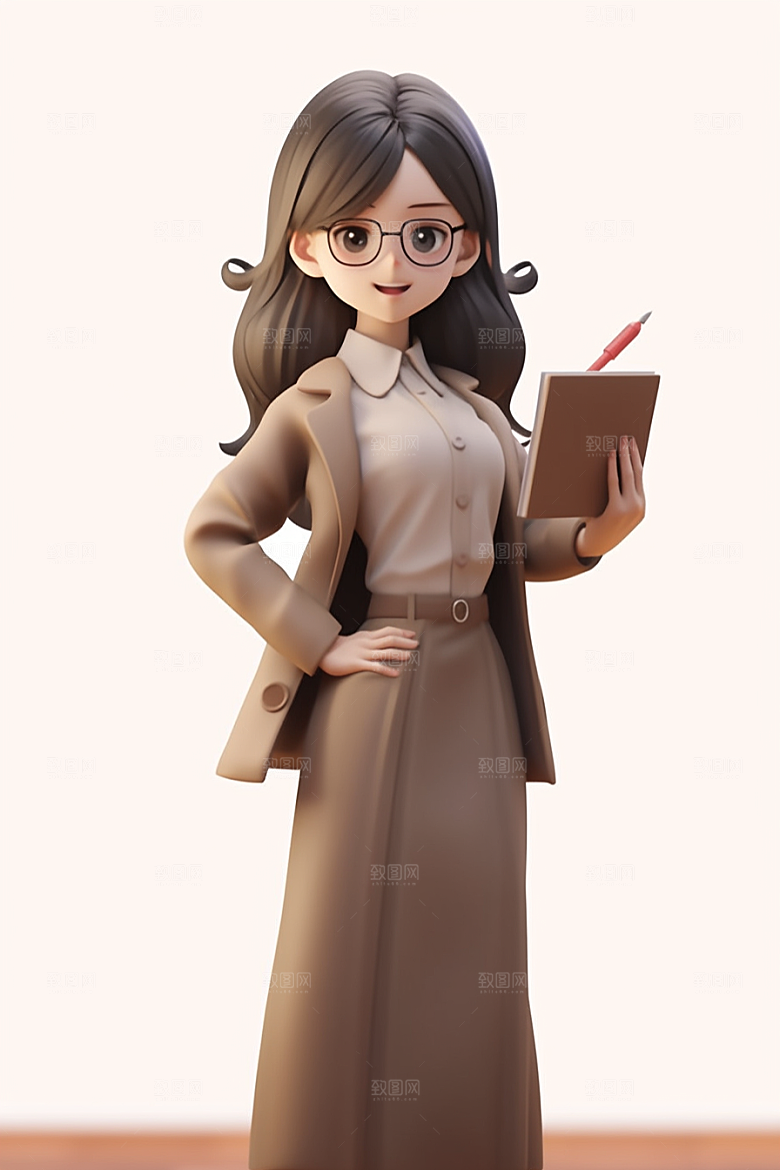 老师教师形象模型