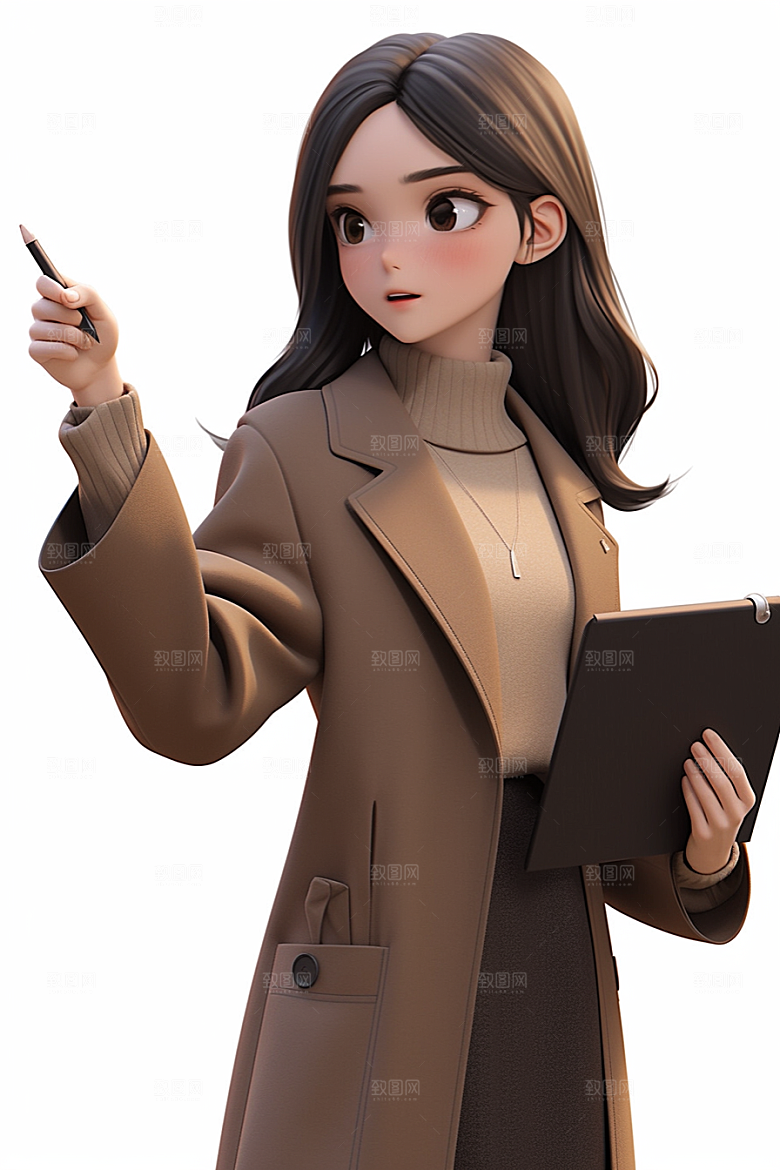 老师教育3D模型