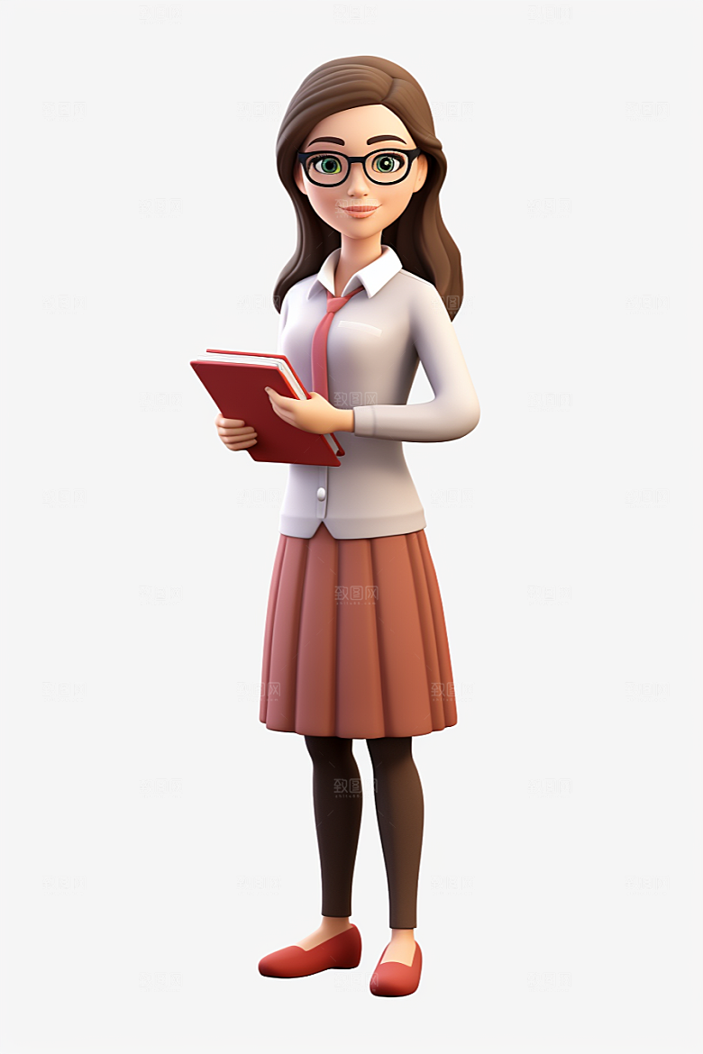 老师教师形象模型