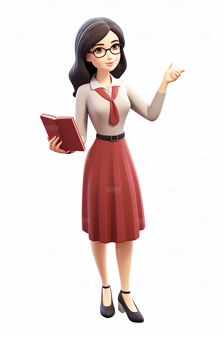 老师教师立体模型