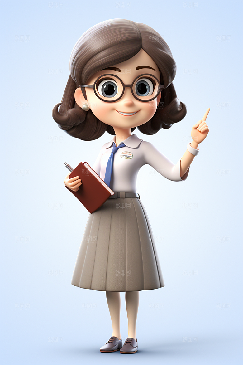 老师教授3D模型