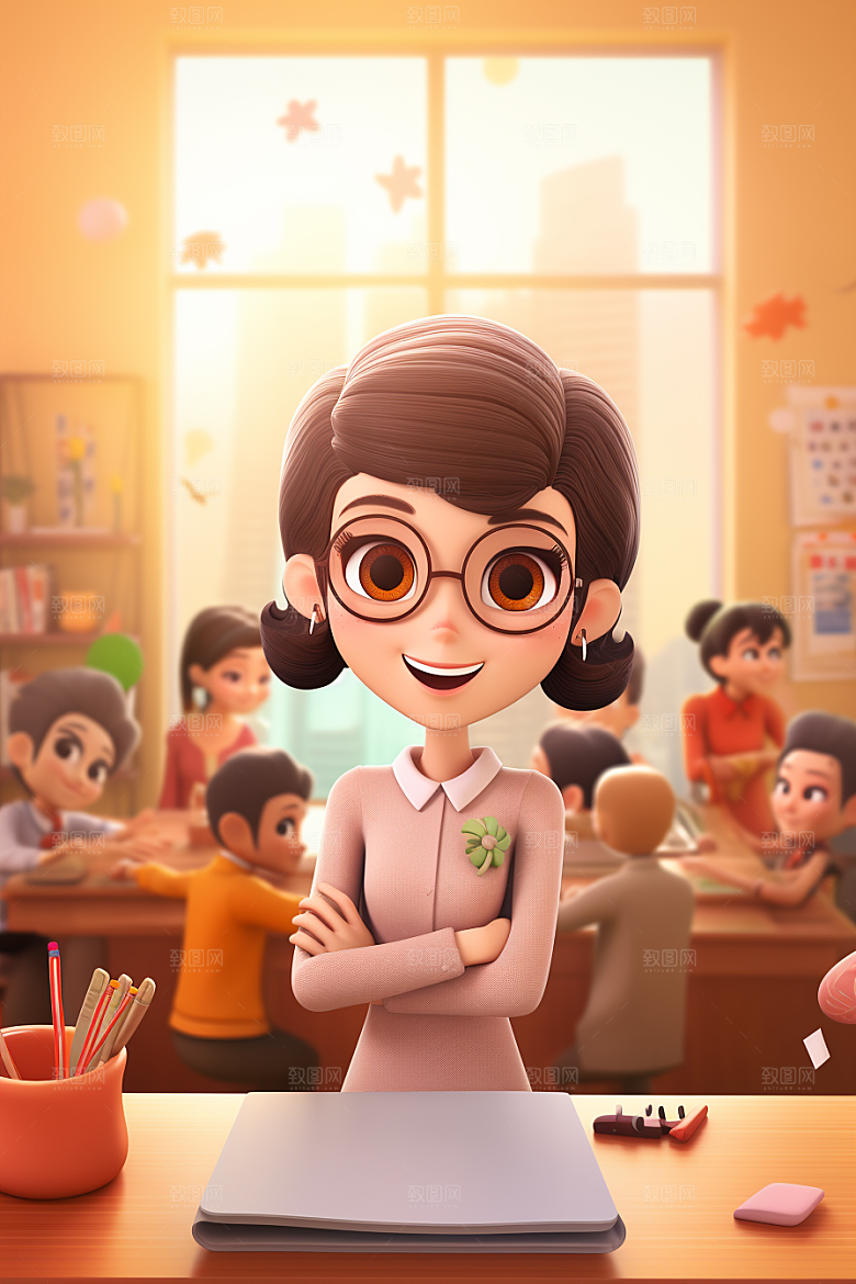 老师教学教育模型