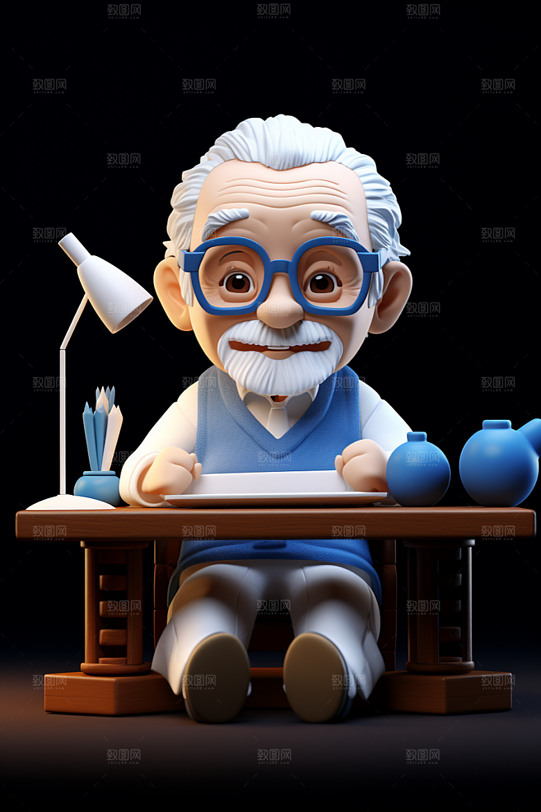 老师立体3D模型