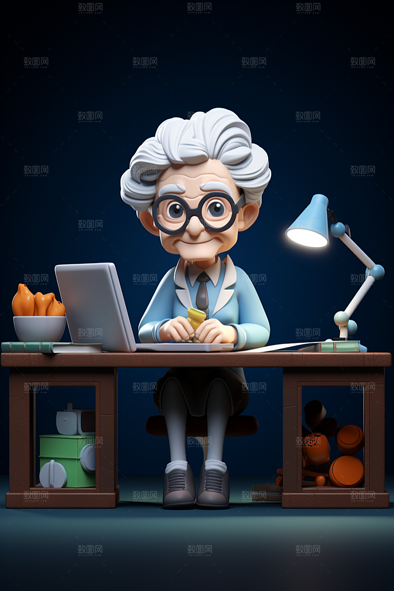 老师教授3D模型