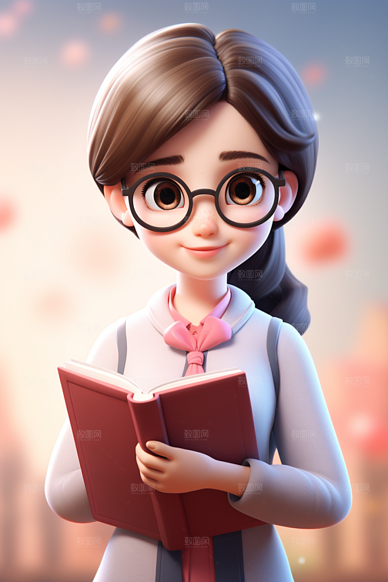老师立体3D模型