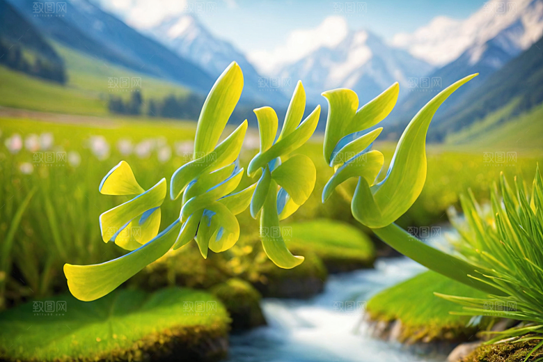立春春季节气艺术字