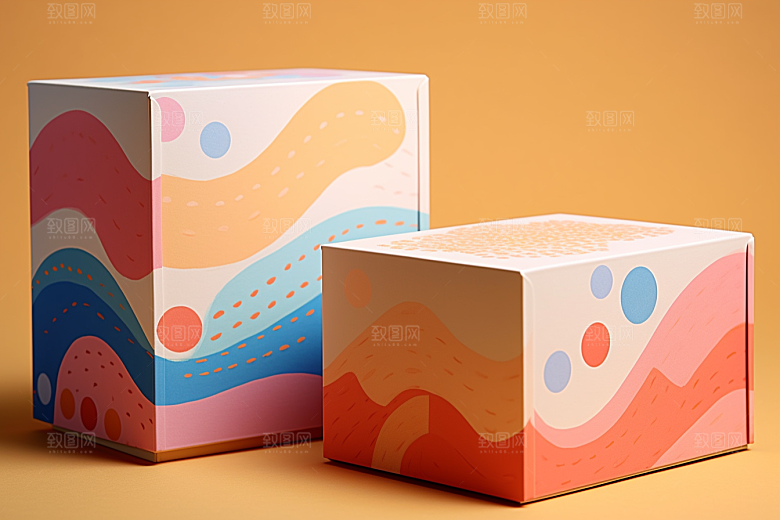 中式礼盒包装设计高端样机