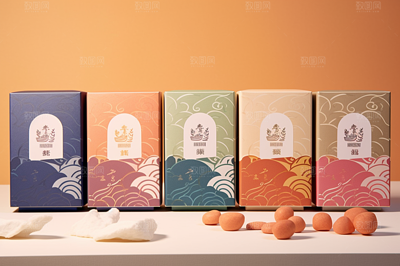 中式礼盒高端中国风样机