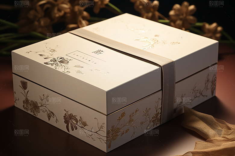 中式礼盒高端立体样机