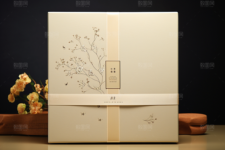 中式礼盒高端雅致样机