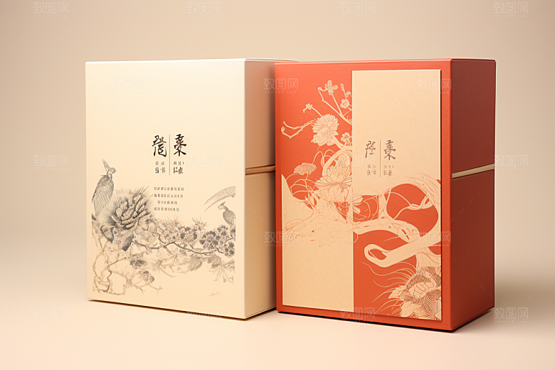 中式礼盒中国风高端样机