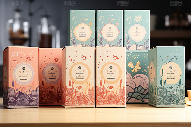 中式礼盒礼物高端样机