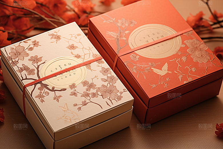 中式礼盒中国风高端样机