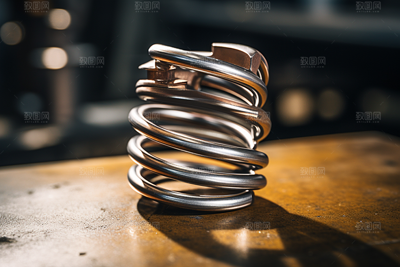 弹簧零件工业结构素材