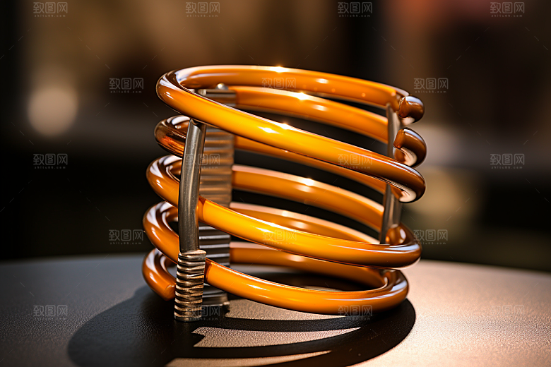 弹簧零件机械结构素材