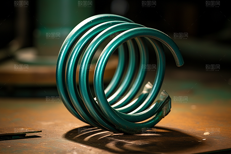 弹簧零件高清工业素材