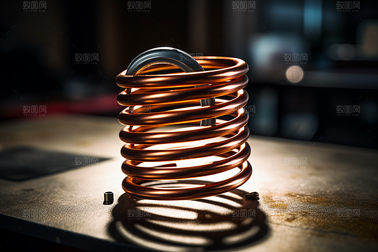 弹簧零件避震器结构素材