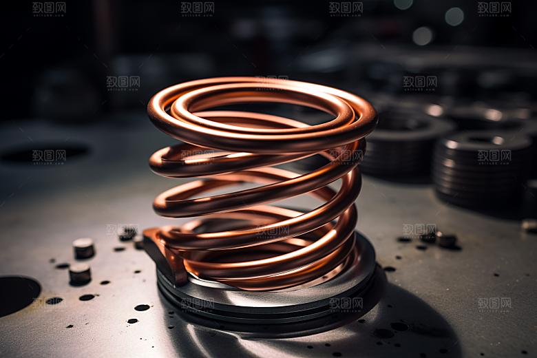 弹簧零件汽车配件工业素材
