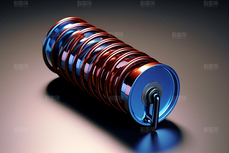 弹簧零件机械汽车配件素材