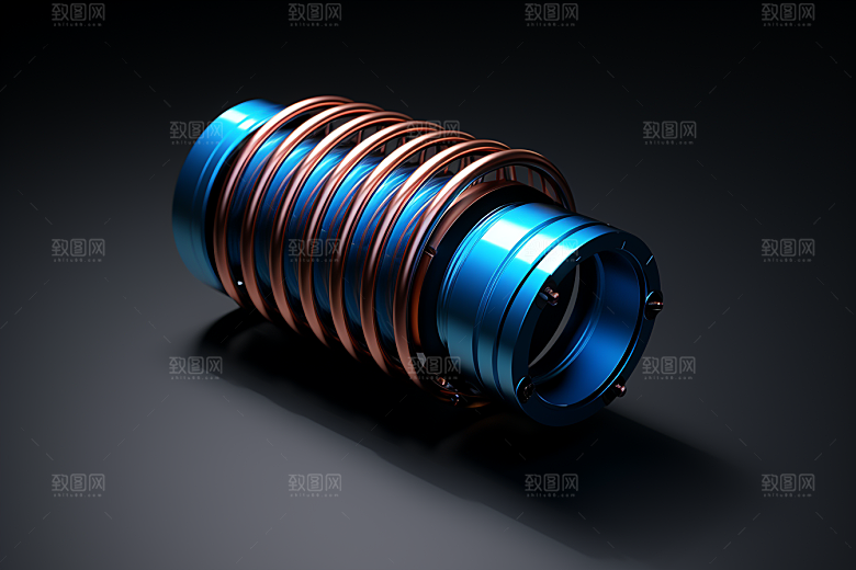 弹簧零件汽配工业素材